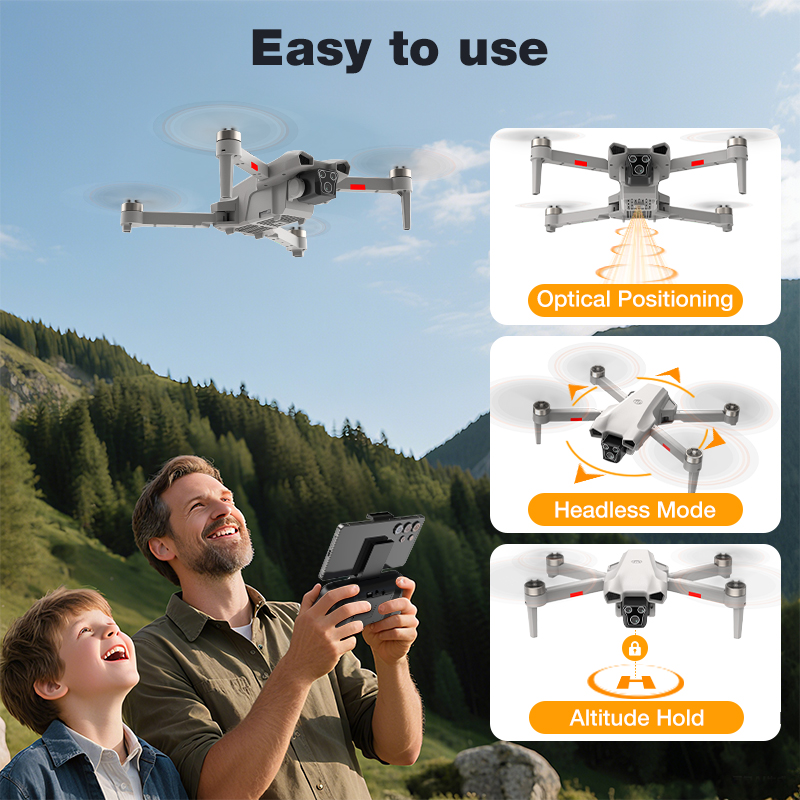 NEW Hot L017 Pro Drone Brushle - огляд і ціна Drone Gimbal 3 Axis